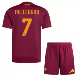Camisola AS Roma Pellegrini 7 Criança Equipamento 1ª 2025-26 Camisola AS Roma Pellegrini 7 Criança Equipamento 1ª 2025-26