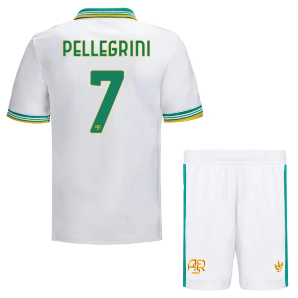 Camisola AS Roma Pellegrini 7 Criança Equipamento 3ª 2025-26 Camisola AS Roma Pellegrini 7 Criança Equipamento 3ª 2025-26