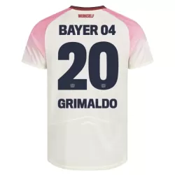 Camisola Bayer Leverkusen Alejandro Grimaldo 20 Homem Equipamento 2ª 2025-26 Camisola Bayer Leverkusen Alejandro Grimaldo 20 Homem Equipamento 2ª 2025-26
