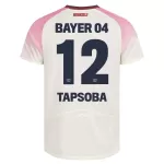 Camisola Bayer Leverkusen Edmond Tapsoba 12 Homem Equipamento 2ª 2025-26