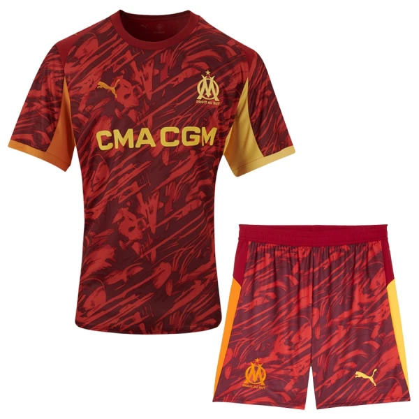 Camisola Guarda-Redes Olympique Marseille Criança 2025-26 Vermelha Camisola Guarda-Redes Olympique Marseille Criança 2025-26 Vermelha