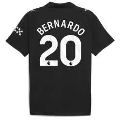 Camisola Manchester City Bernardo 20 Homem Equipamento 2ª 2025-26 Camisola Manchester City Bernardo 20 Homem Equipamento 2ª 2025-26