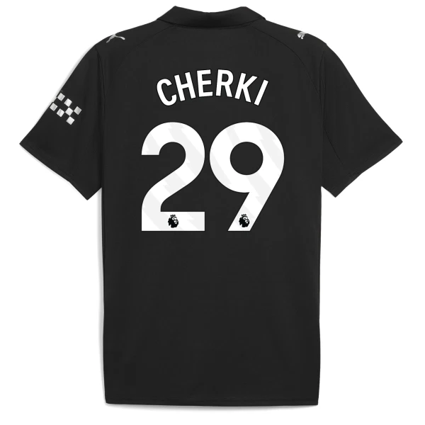 Camisola Manchester City Cherki 29 Homem Equipamento 2ª 2025-26 Camisola Manchester City Cherki 29 Homem Equipamento 2ª 2025-26