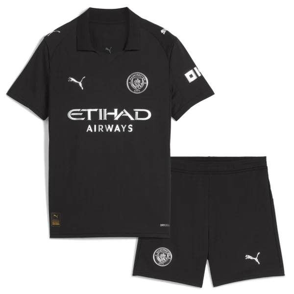 Camisola Manchester City Criança Equipamento 2ª 2025-26 Camisola Manchester City Criança Equipamento 2ª 2025-26