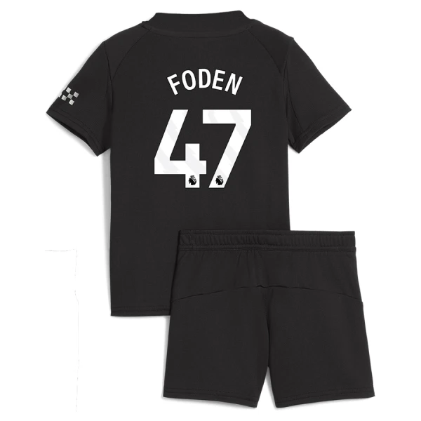 Camisola Manchester City Foden 47 Criança Equipamento 2ª 2025-26 Camisola Manchester City Foden 47 Criança Equipamento 2ª 2025-26