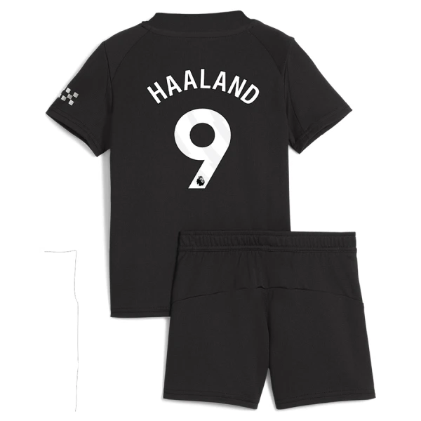 Camisola Manchester City Haaland 9 Criança Equipamento 2ª 2025-26 Camisola Manchester City Haaland 9 Criança Equipamento 2ª 2025-26