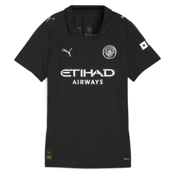 Camisola Manchester City Mulher Equipamento 2ª 2025-26 Camisola Manchester City Mulher Equipamento 2ª 2025-26
