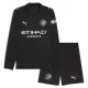 Camisola Manga Comprida Manchester City Criança Equipamento 2ª 2025-26 Camisola Manga Comprida Manchester City Criança Equipamento 2ª 2025-26