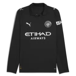 Camisola Manga Comprida Manchester City Homem Equipamento 2ª 2025-26 Camisola Manga Comprida Manchester City Homem Equipamento 2ª 2025-26