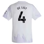 Camisola Manchester United De Ligt 4 Homem Equipamento 2ª 2025-26