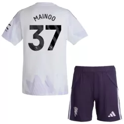 Camisola Manchester United Mainoo 37 Criança Equipamento 2ª 2025-26 Camisola Manchester United Mainoo 37 Criança Equipamento 2ª 2025-26