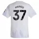 Camisola Manchester United Mainoo 37 Criança Equipamento 2ª 2025-26