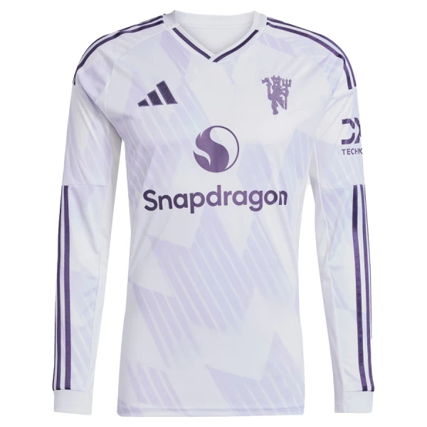 Camisola Manga Comprida Manchester United Homem Equipamento 2ª 2025-26 Camisola Manga Comprida Manchester United Homem Equipamento 2ª 2025-26