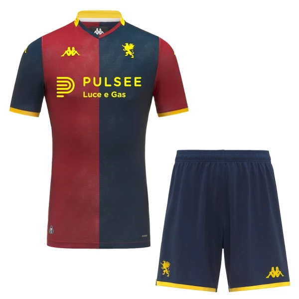 Camisola Genoa Criança Equipamento 1ª 2025-26
