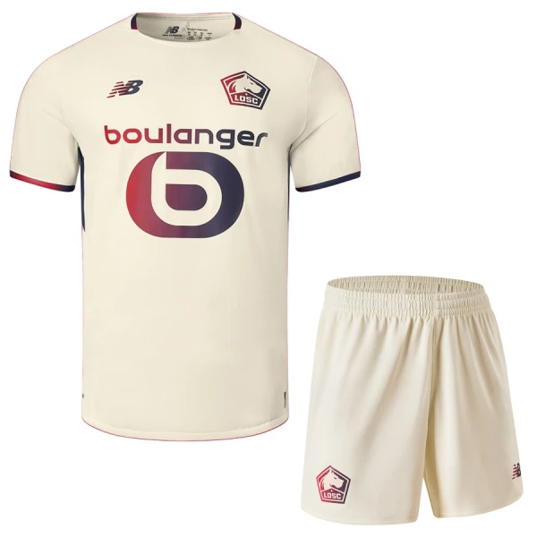 Camisola Lille OSC Criança Equipamento 2ª 2025-26 Camisola Lille OSC Criança Equipamento 2ª 2025-26