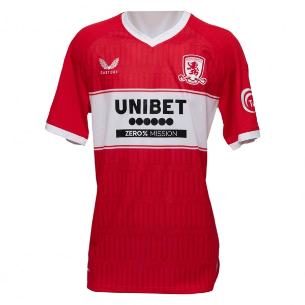 Camisola Middlesbrough Homem Equipamento 1ª 2025-26 Camisola Middlesbrough Homem Equipamento 1ª 2025-26
