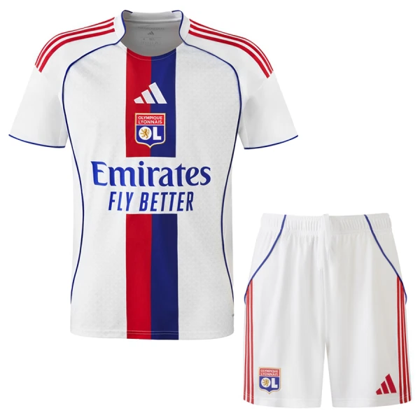 Camisola Olympique Lyonnais Criança Equipamento 1ª 2025-26 Camisola Olympique Lyonnais Criança Equipamento 1ª 2025-26