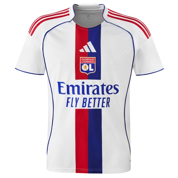 Camisola Olympique Lyonnais Homem Equipamento 1ª 2025-26 Camisola Olympique Lyonnais Homem Equipamento 1ª 2025-26