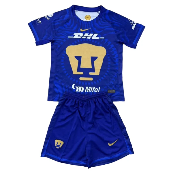 Camisola Pumas UNAM Criança Equipamento 2ª 2025-26 Camisola Pumas UNAM Criança Equipamento 2ª 2025-26