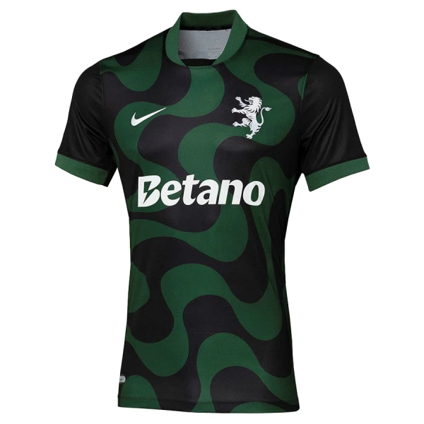 Camisola Sporting CP Homem Equipamento 4ª 2025-26 Preta Camisola Sporting CP Homem Equipamento 4ª 2025-26 Preta