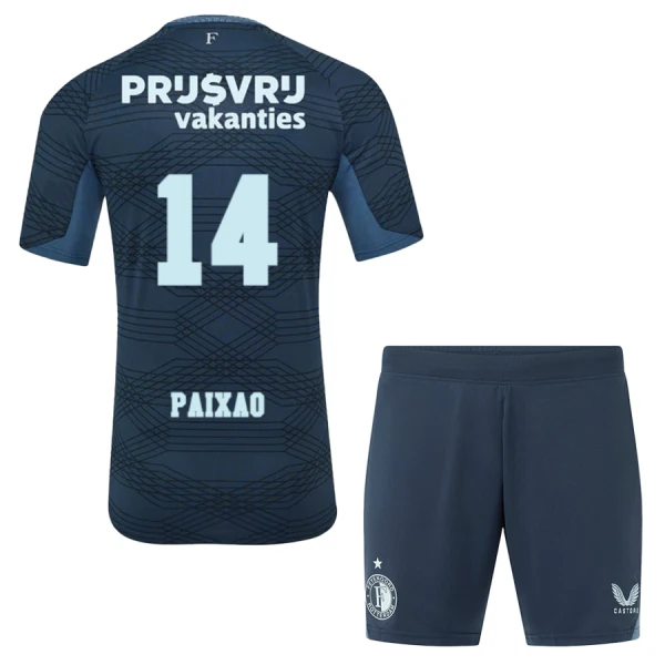 Camisola Feyenoord Paixao 14 Criança Equipamento 2ª 2025-26 Camisola Feyenoord Paixao 14 Criança Equipamento 2ª 2025-26