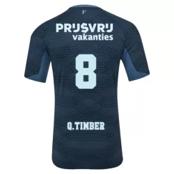 Camisola Feyenoord Q. Timber 8 Homem Equipamento 2ª 2025-26 Camisola Feyenoord Q. Timber 8 Homem Equipamento 2ª 2025-26