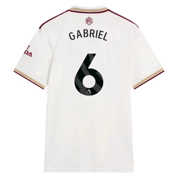 Camisola Arsenal Gabriel 6 Homem Equipamento 3ª 2025-26 Camisola Arsenal Gabriel 6 Homem Equipamento 3ª 2025-26