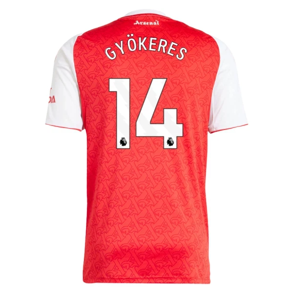 Camisola Arsenal Gyokeres 14 Homem Equipamento 1ª 2025-26 Camisola Arsenal Gyokeres 14 Homem Equipamento 1ª 2025-26