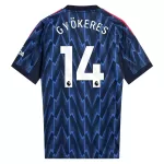 Camisola Arsenal Gyokeres 14 Homem Equipamento 2ª 2025-26