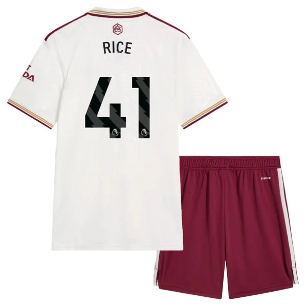 Camisola Arsenal Rice 41 Criança Equipamento 3ª 2025-26 Camisola Arsenal Rice 41 Criança Equipamento 3ª 2025-26