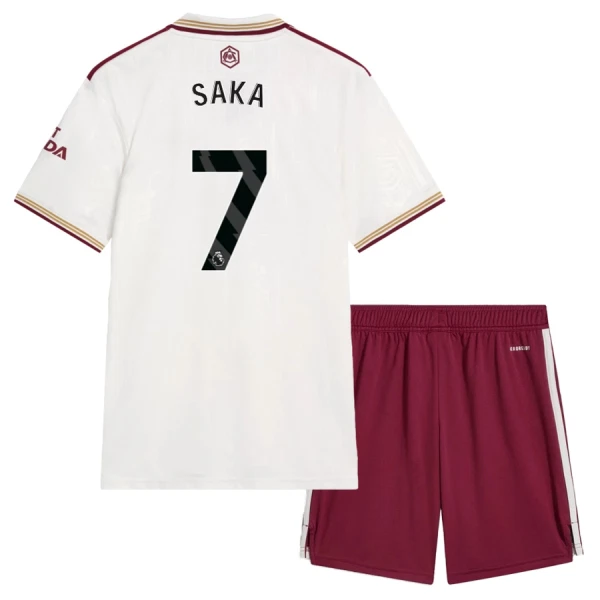 Camisola Arsenal Saka 7 Criança Equipamento 3ª 2025-26 Camisola Arsenal Saka 7 Criança Equipamento 3ª 2025-26