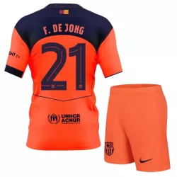 Camisola FC Barcelona Frenkie de Jong 21 Criança Equipamento 3ª 2025-26 Camisola FC Barcelona Frenkie de Jong 21 Criança Equipamento 3ª 2025-26