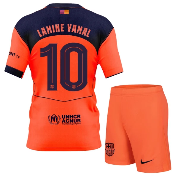 Camisola FC Barcelona Lamine Yamal 10 Criança Equipamento 3ª 2025-26 Camisola FC Barcelona Lamine Yamal 10 Criança Equipamento 3ª 2025-26