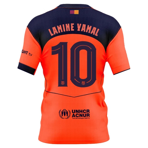Camisola FC Barcelona Lamine Yamal 10 Homem Equipamento 3ª 2025-26 Camisola FC Barcelona Lamine Yamal 10 Homem Equipamento 3ª 2025-26