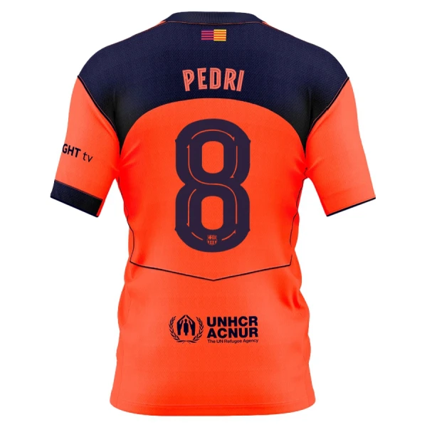 Camisola FC Barcelona Pedri 8 Homem Equipamento 3ª 2025-26 Camisola FC Barcelona Pedri 8 Homem Equipamento 3ª 2025-26