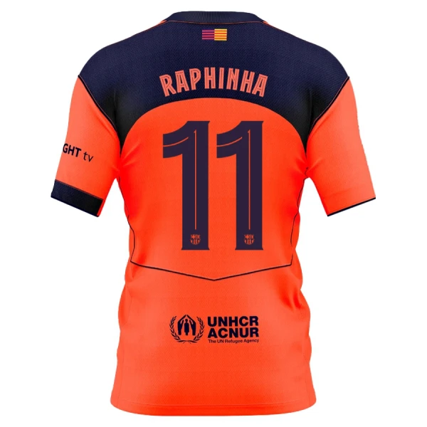 Camisola FC Barcelona Raphinha 11 Homem Equipamento 3ª 2025-26 Camisola FC Barcelona Raphinha 11 Homem Equipamento 3ª 2025-26