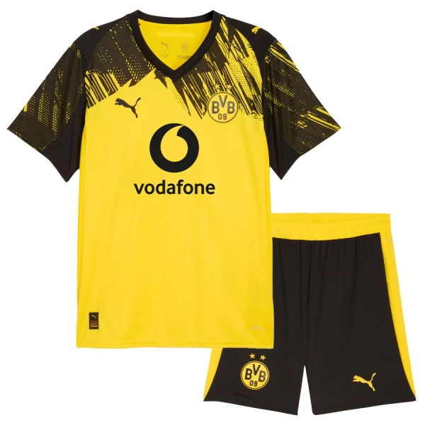 Camisola Borussia Dortmund Criança Equipamento 1ª 2025-26 Camisola Borussia Dortmund Criança Equipamento 1ª 2025-26