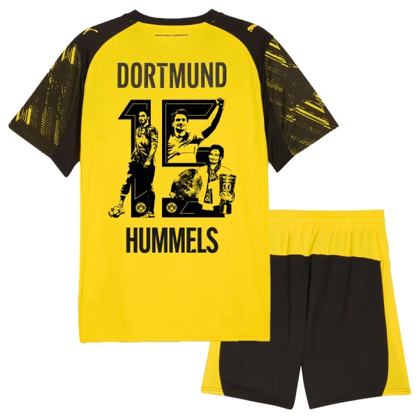 Camisola Borussia Dortmund Hummels 15 Criança Equipamento 1ª 2025-26 - Especial Camisola Borussia Dortmund Hummels 15 Criança Equipamento 1ª 2025-26 - Especial