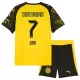 Camisola Borussia Dortmund Jobe 7 Criança Equipamento 1ª 2025-26 Camisola Borussia Dortmund Jobe 7 Criança Equipamento 1ª 2025-26