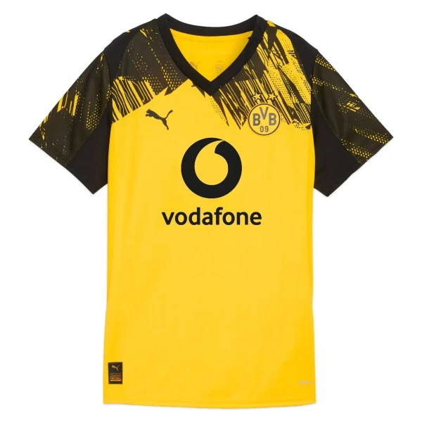 Camisola Borussia Dortmund Mulher Equipamento 1ª 2025-26 Camisola Borussia Dortmund Mulher Equipamento 1ª 2025-26