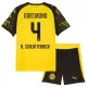 Camisola Borussia Dortmund N. Schlotterbeck 4 Criança Equipamento 1ª 2025-26 Camisola Borussia Dortmund N. Schlotterbeck 4 Criança Equipamento 1ª 2025-26