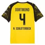 Camisola Borussia Dortmund N. Schlotterbeck 4 Homem Equipamento 1ª 2025-26