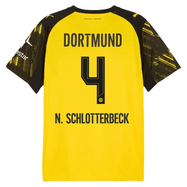 Camisola Borussia Dortmund N. Schlotterbeck 4 Homem Equipamento 1ª 2025-26 Camisola Borussia Dortmund N. Schlotterbeck 4 Homem Equipamento 1ª 2025-26