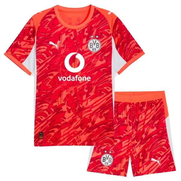 Camisola Guarda-Redes Borussia Dortmund Criança 2025-26 Vermelha Camisola Guarda-Redes Borussia Dortmund Criança 2025-26 Vermelha