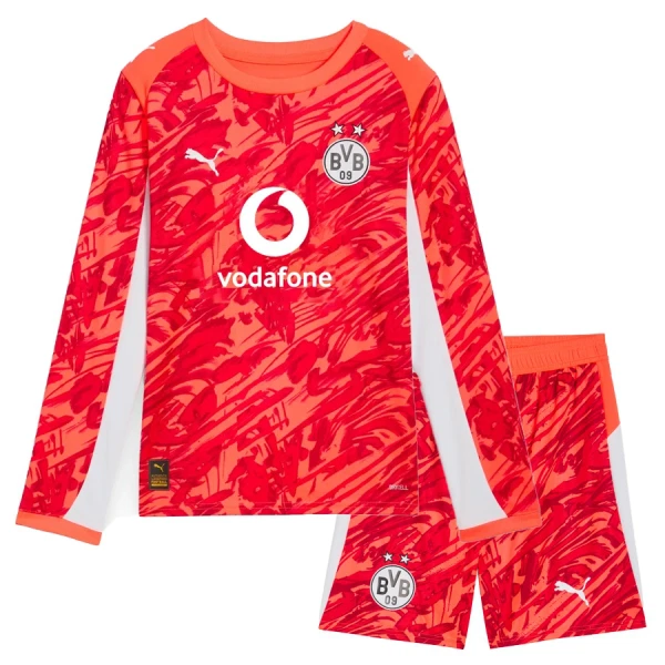 Camisola Guarda-Redes Borussia Dortmund Criança 2025-26 Vermelha Manga Comprida Camisola Guarda-Redes Borussia Dortmund Criança 2025-26 Vermelha Manga Comprida