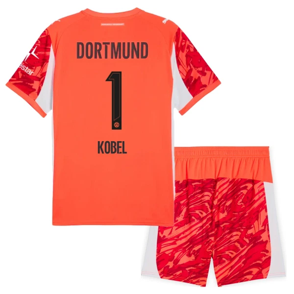 Camisola Guarda-Redes Borussia Dortmund Kobel 1 Criança 2025-26 Vermelha Camisola Guarda-Redes Borussia Dortmund Kobel 1 Criança 2025-26 Vermelha