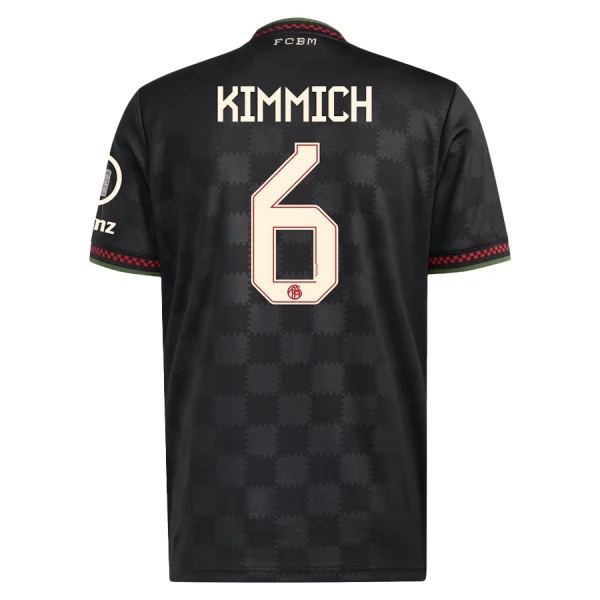 Camisola FC Bayern de Munique Kimmich 6 Homem Equipamento 3ª 2025-26 Camisola FC Bayern de Munique Kimmich 6 Homem Equipamento 3ª 2025-26