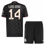 Camisola FC Bayern de Munique Luis Díaz 14 Criança Equipamento 3ª 2025-26
