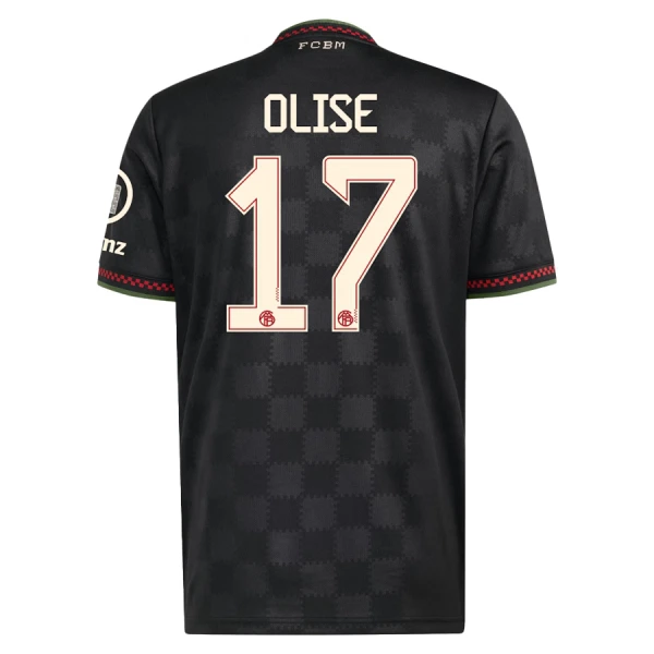Camisola FC Bayern de Munique Olise 17 Homem Equipamento 3ª 2025-26 Camisola FC Bayern de Munique Olise 17 Homem Equipamento 3ª 2025-26