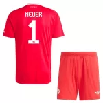 Camisola Guarda-Redes FC Bayern de Munique Neuer 1 Criança 2025-26 Vermelha